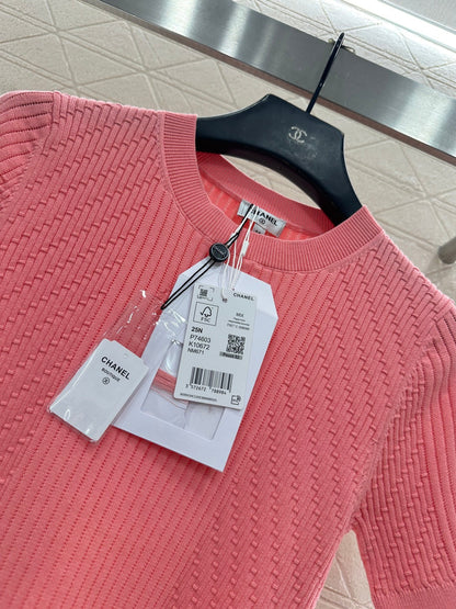 Knitted Short-Sleeve T-Shirt
