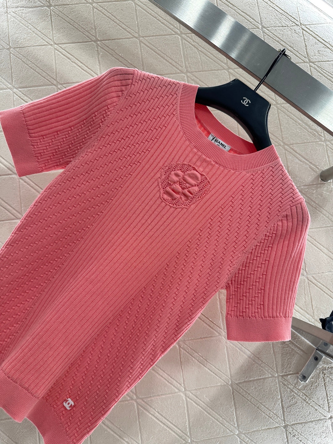 Knitted Short-Sleeve T-Shirt