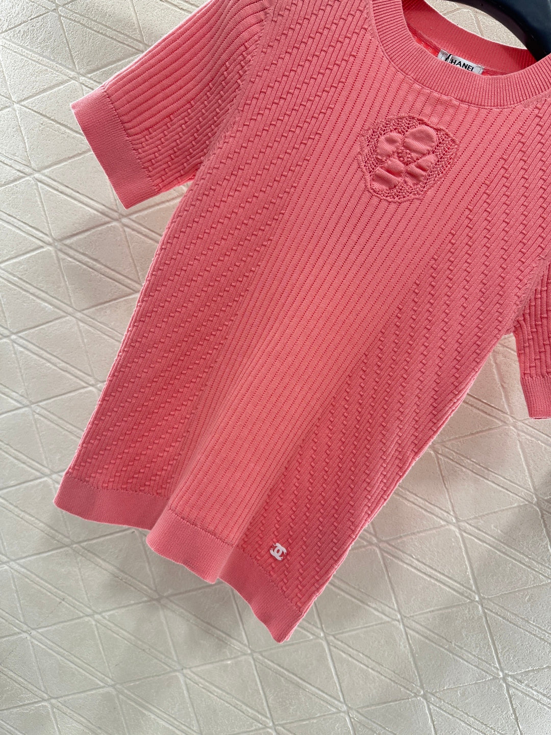 Knitted Short-Sleeve T-Shirt