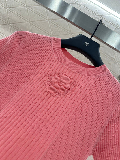 Knitted Short-Sleeve T-Shirt