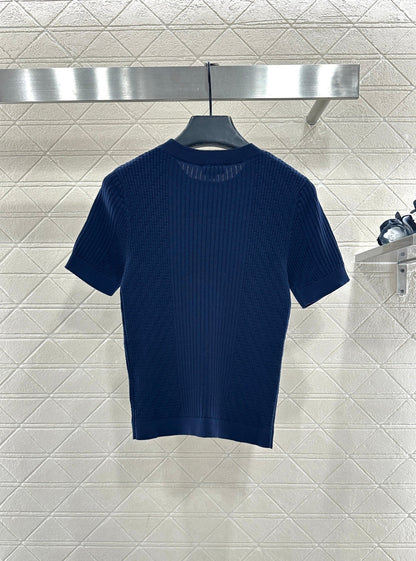 Knitted Short-Sleeve T-Shirt