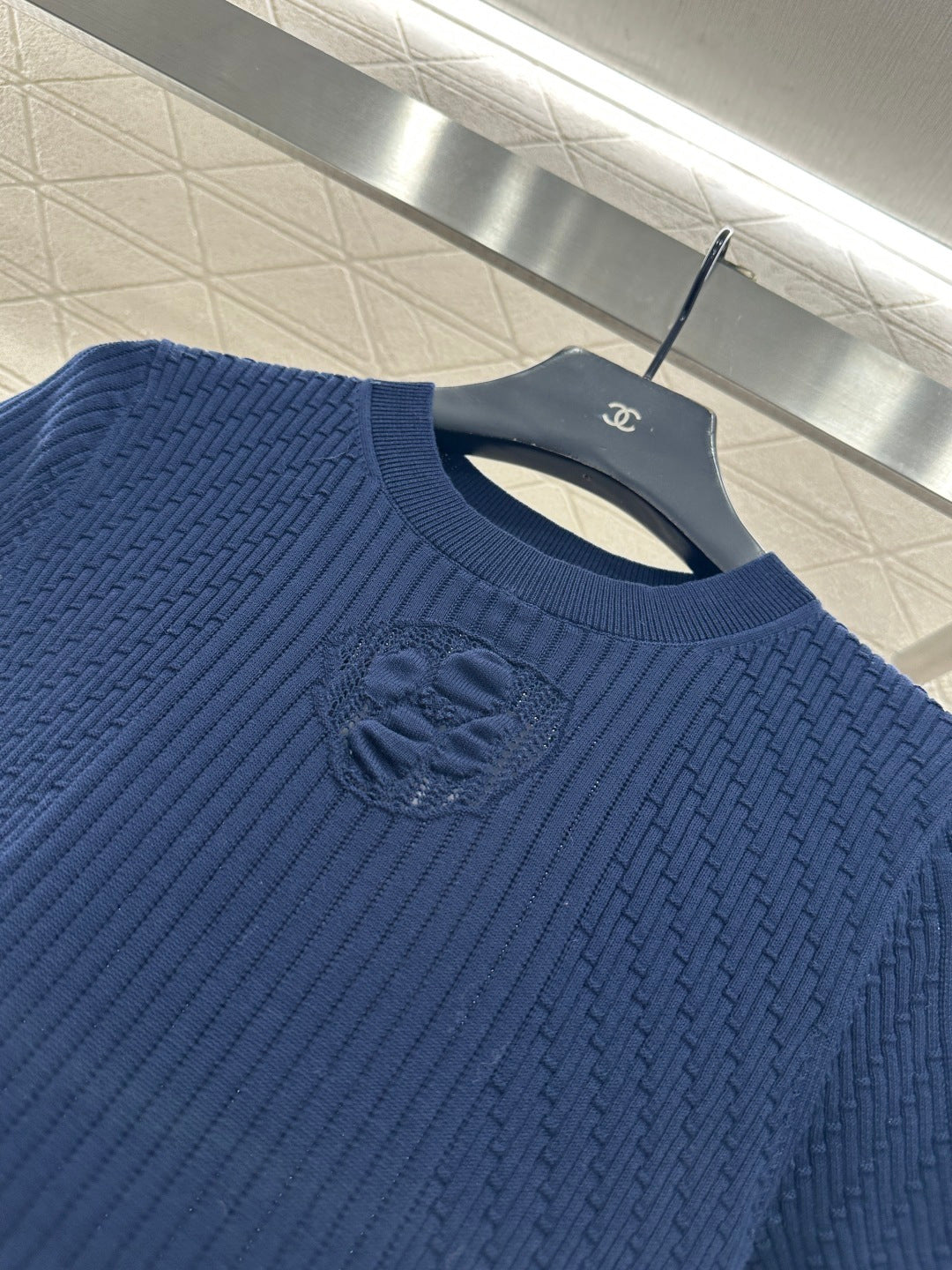 Knitted Short-Sleeve T-Shirt