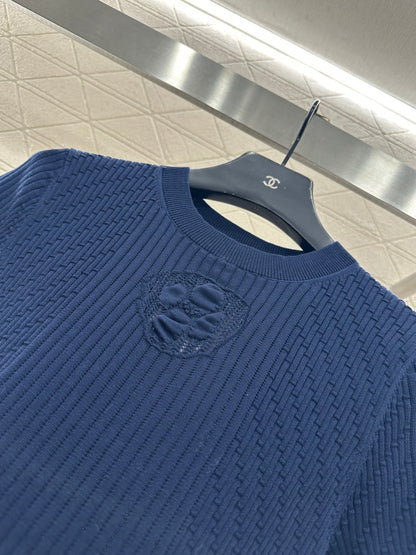 Knitted Short-Sleeve T-Shirt