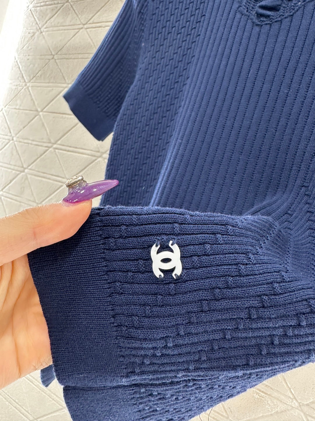Knitted Short-Sleeve T-Shirt