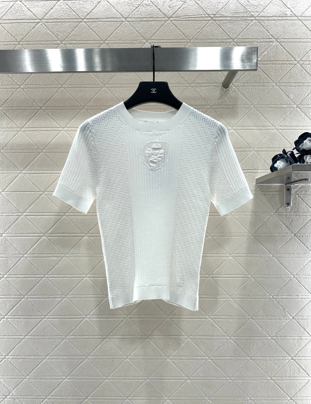Knitted Short-Sleeve T-Shirt