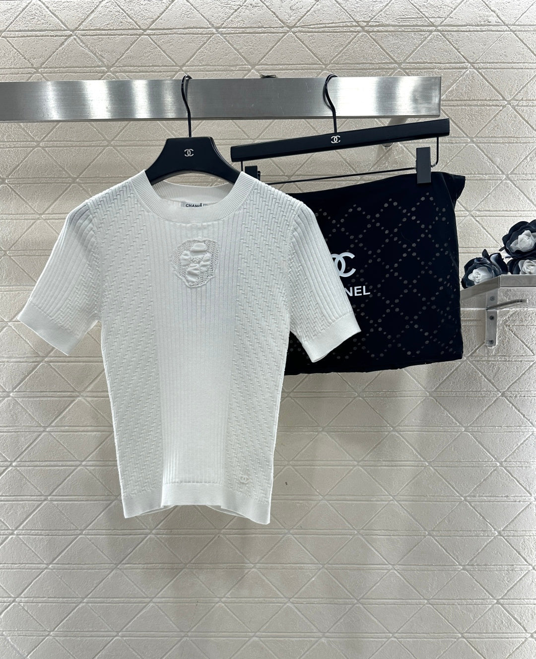 Knitted Short-Sleeve T-Shirt