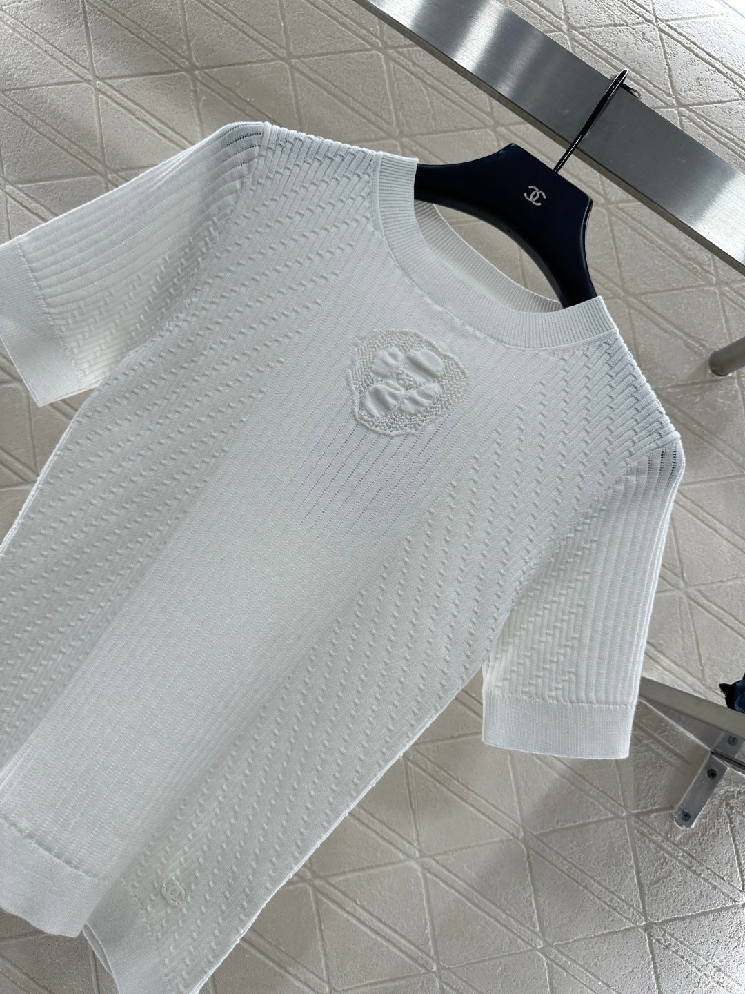 Knitted Short-Sleeve T-Shirt