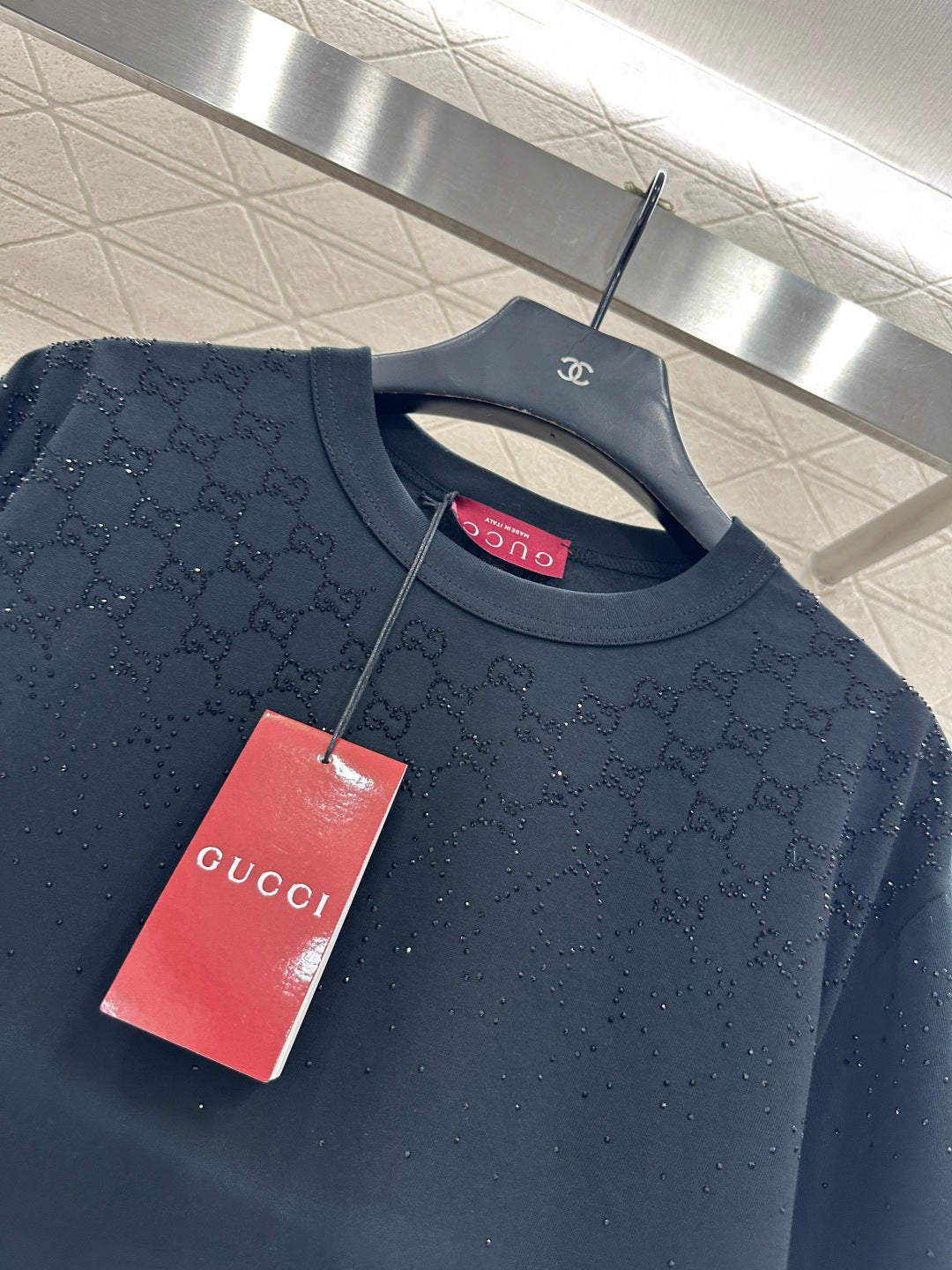 Rhinestone Logo T-Shirt