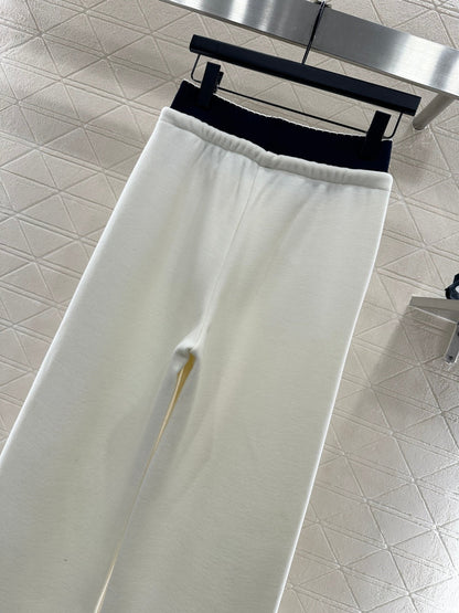 Fleece Casual Webbing Pants