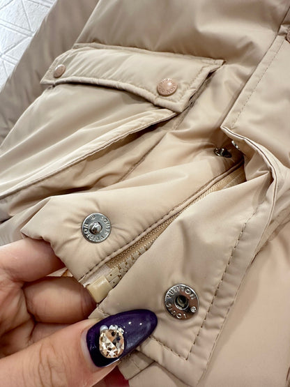 Lamb's Fur Collar Cotton Jacket