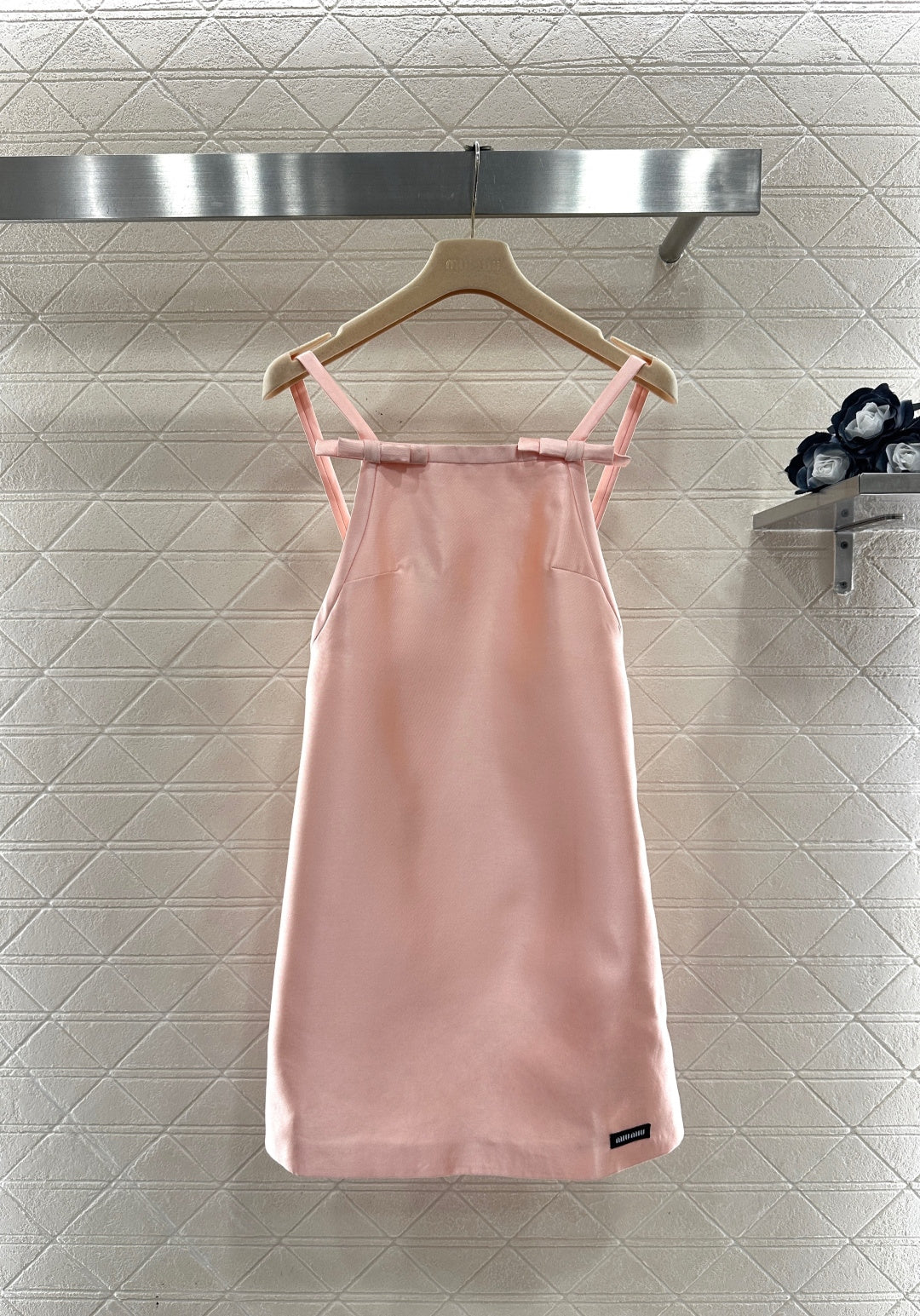 Backless Bow-Tie Slip Dress