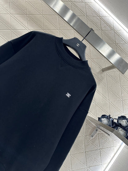 Crew Neck Arc de Triomphe Logo Sweatshirt