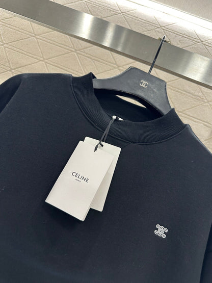 Crew Neck Arc de Triomphe Logo Sweatshirt