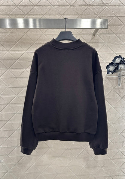 Crew Neck Arc de Triomphe Logo Sweatshirt