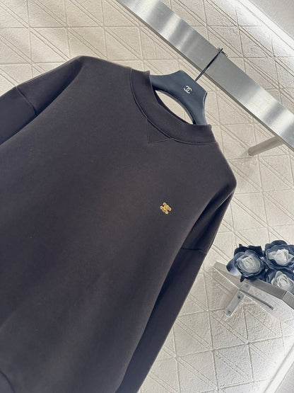 Crew Neck Arc de Triomphe Logo Sweatshirt