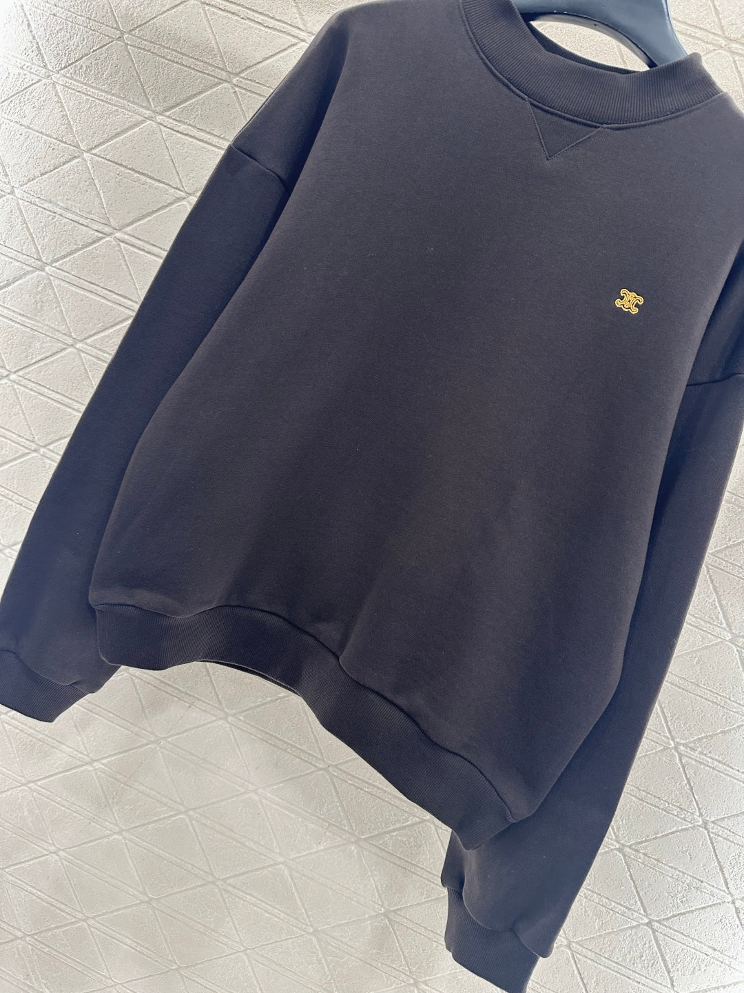 Crew Neck Arc de Triomphe Logo Sweatshirt