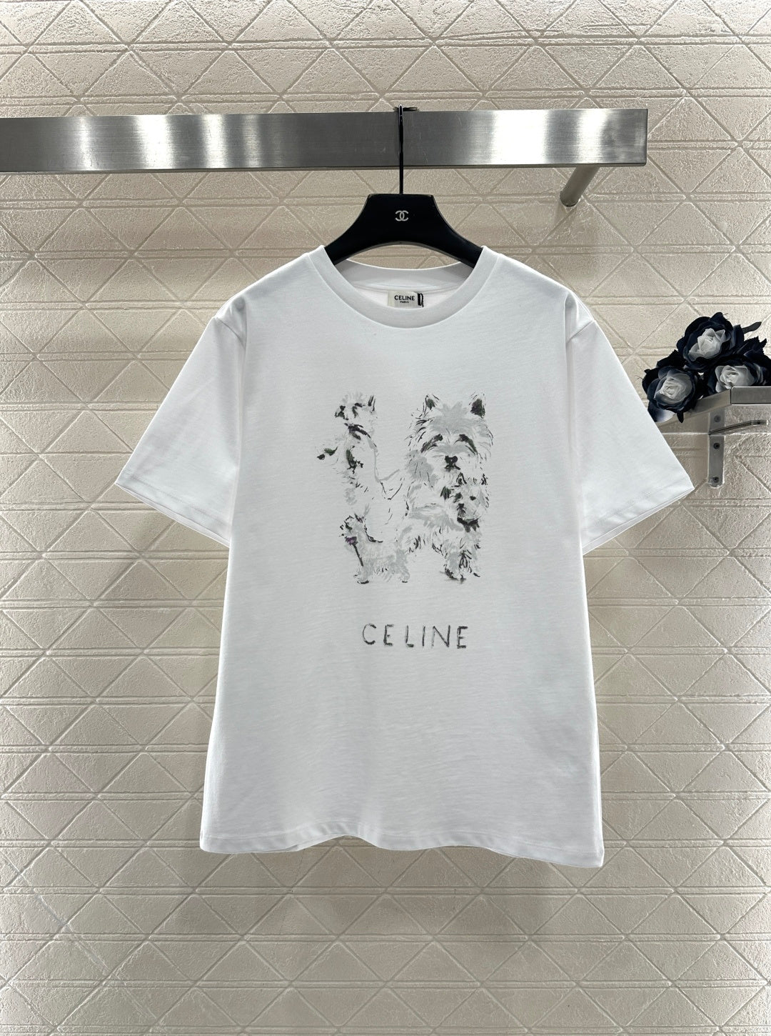 Sketch Dog Crew Neck T-Shirt