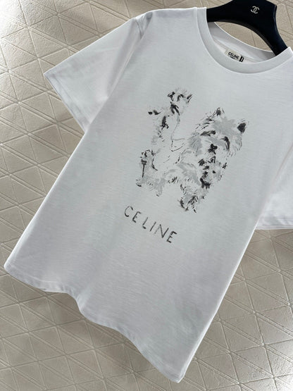 Sketch Dog Crew Neck T-Shirt