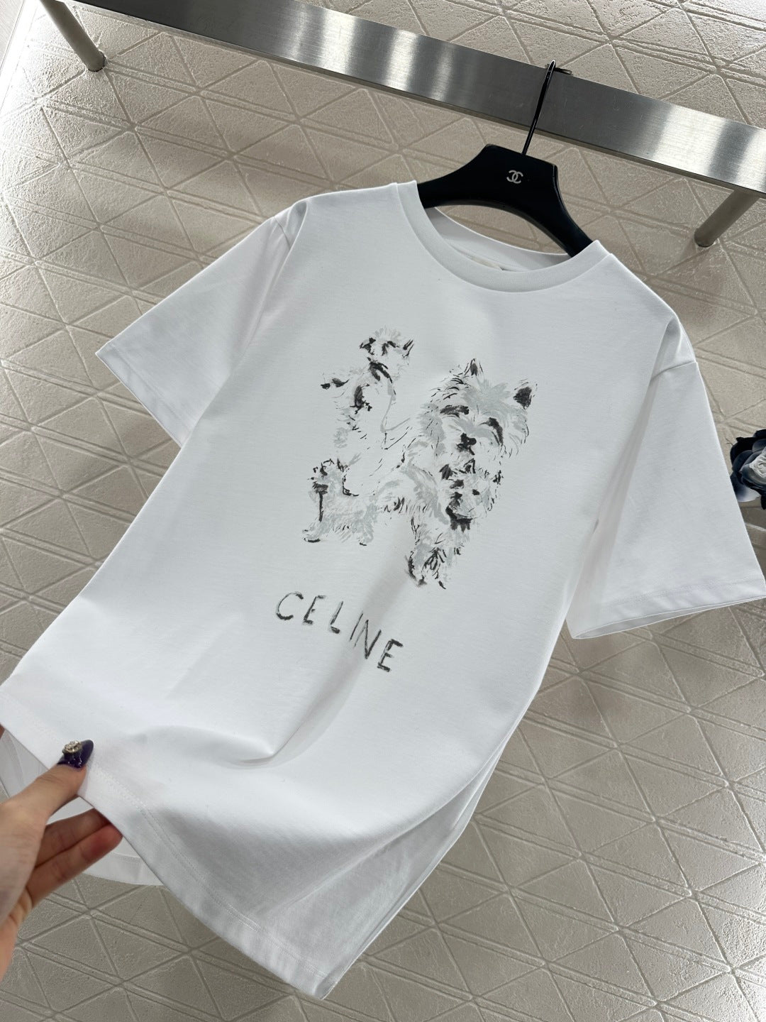 Sketch Dog Crew Neck T-Shirt