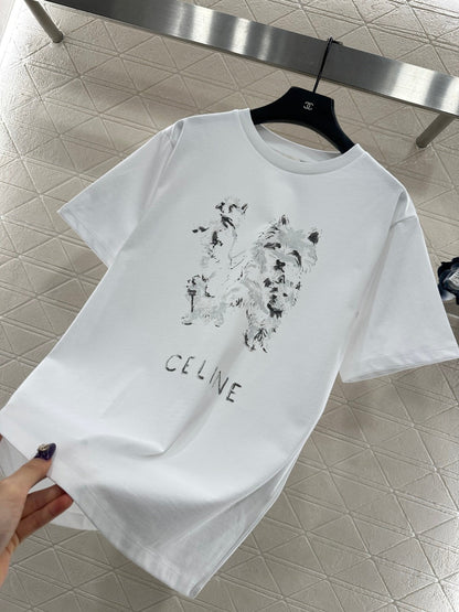 Sketch Dog Crew Neck T-Shirt