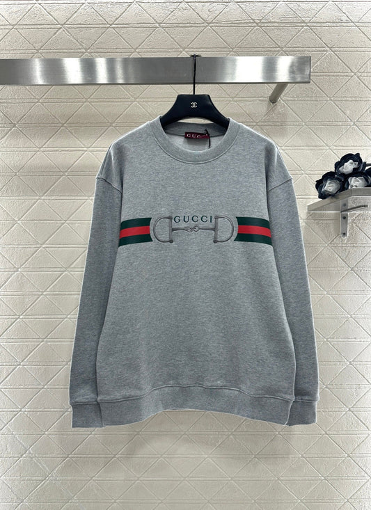 Embroidered Letter Logo Sweatshirt