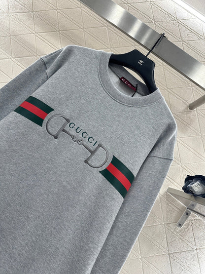 Embroidered Letter Logo Sweatshirt