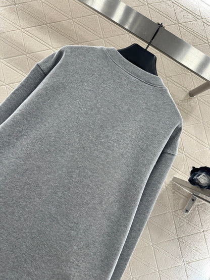 Embroidered Letter Logo Sweatshirt