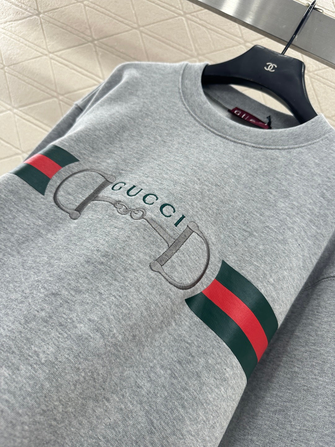 Embroidered Letter Logo Sweatshirt