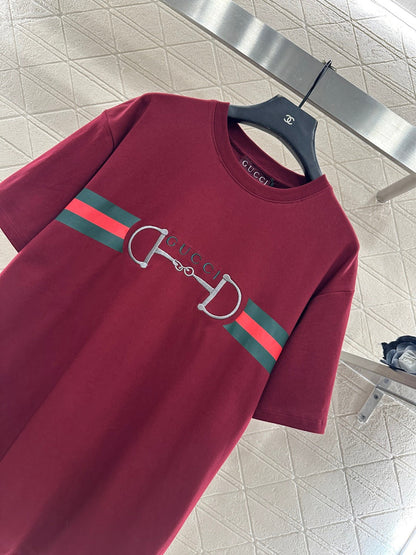 Embroidered Letter T-shirt