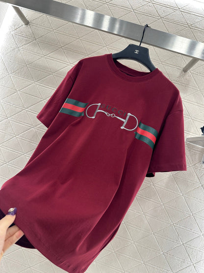 Embroidered Letter T-shirt