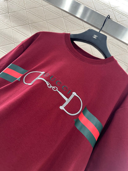Embroidered Letter T-shirt
