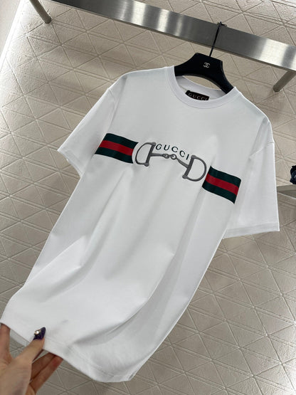 Embroidered Letter T-shirt