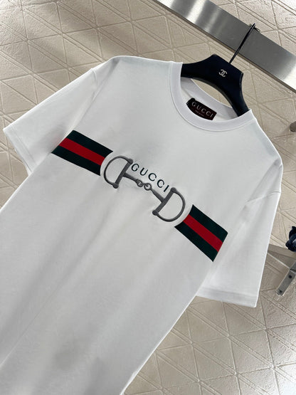 Embroidered Letter T-shirt