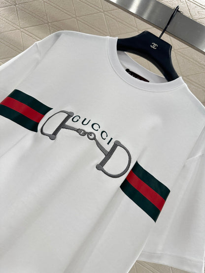 Embroidered Letter T-shirt