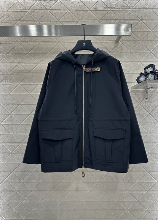 Hooded Windbreaker Jacket