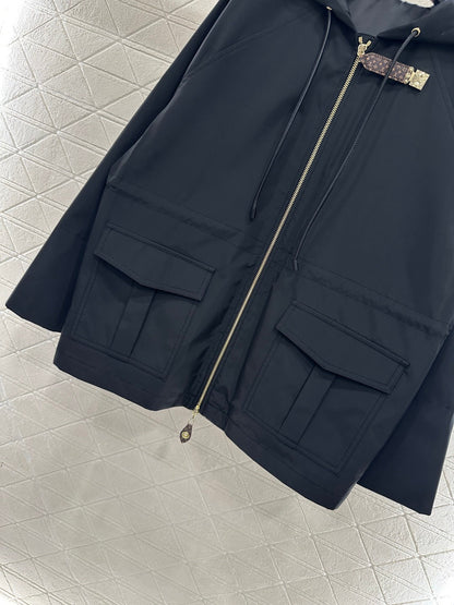 Hooded Windbreaker Jacket