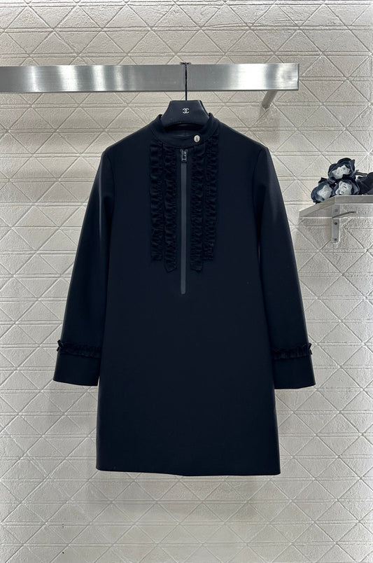 Stand Collar Lace Dress