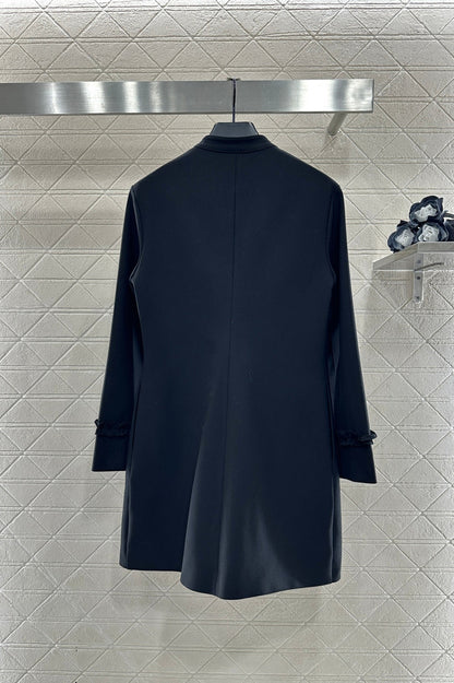Stand Collar Lace Dress