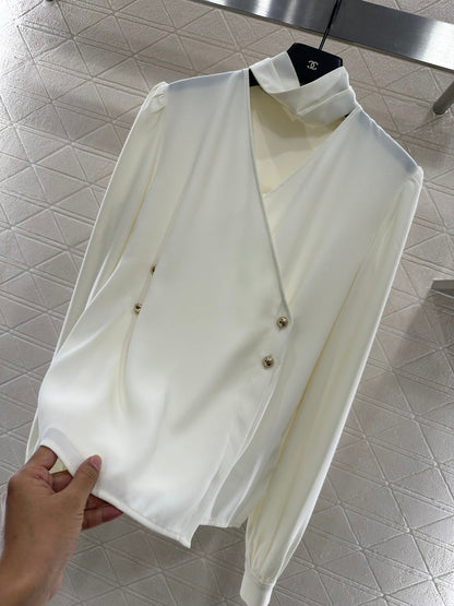Scarf-Style Elegant Shirt