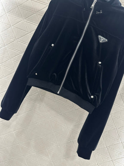 Detachable Hooded Velvet Suit