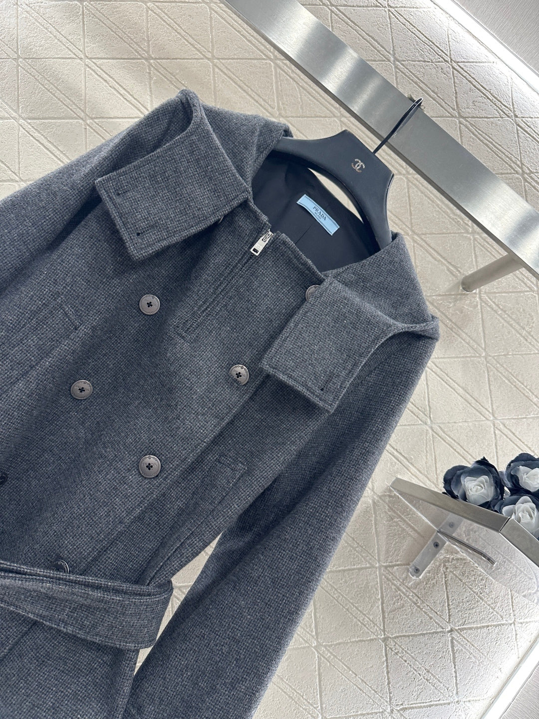 Cape-style Short Coat