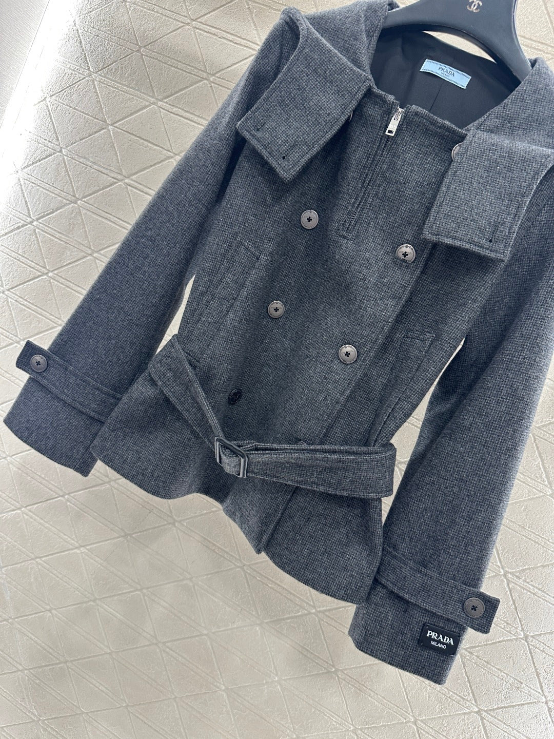 Cape-style Short Coat