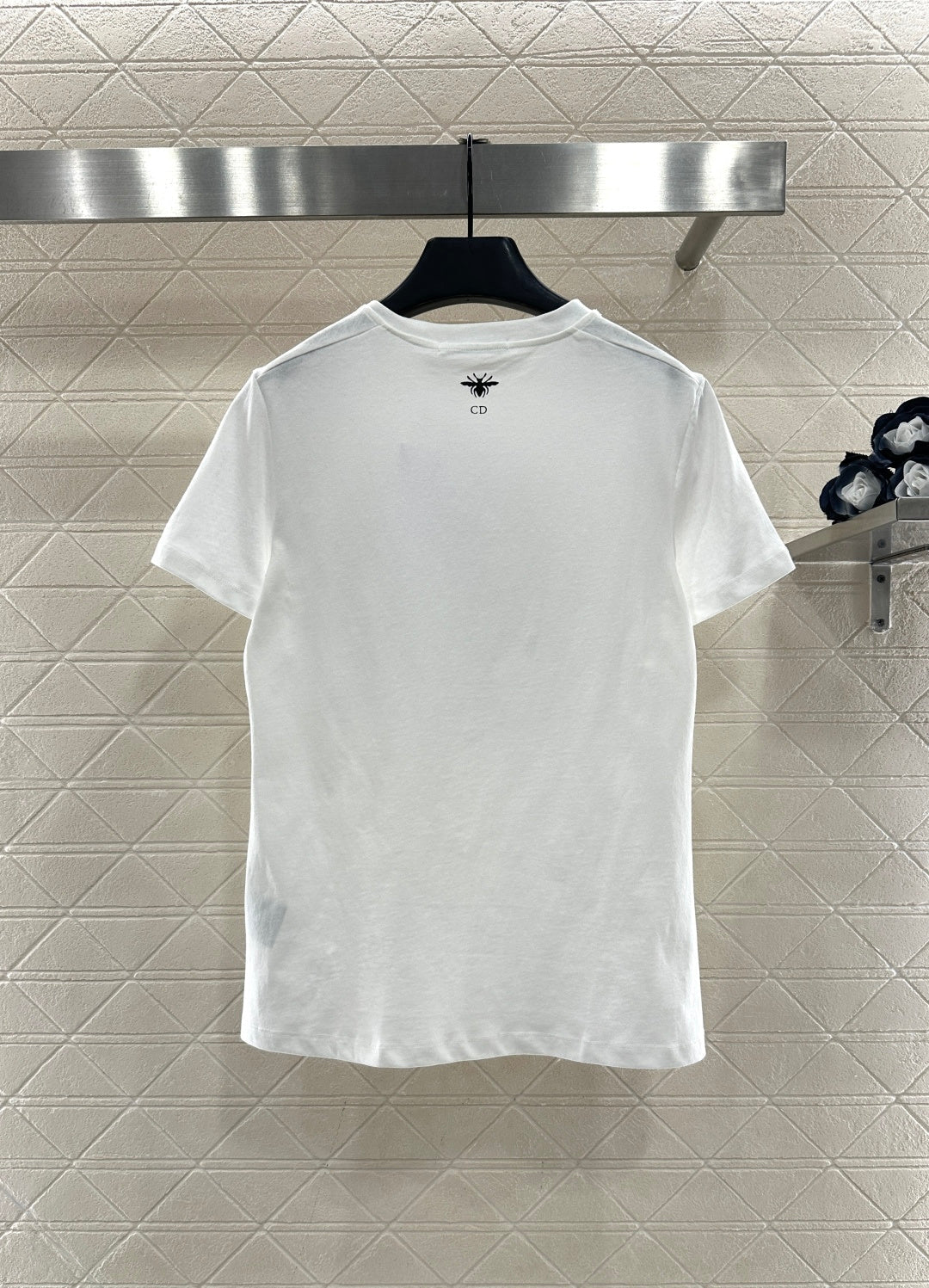 Beaded Print Logo T-Shirt