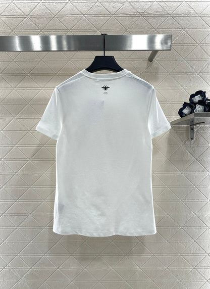 Beaded Print Logo T-Shirt