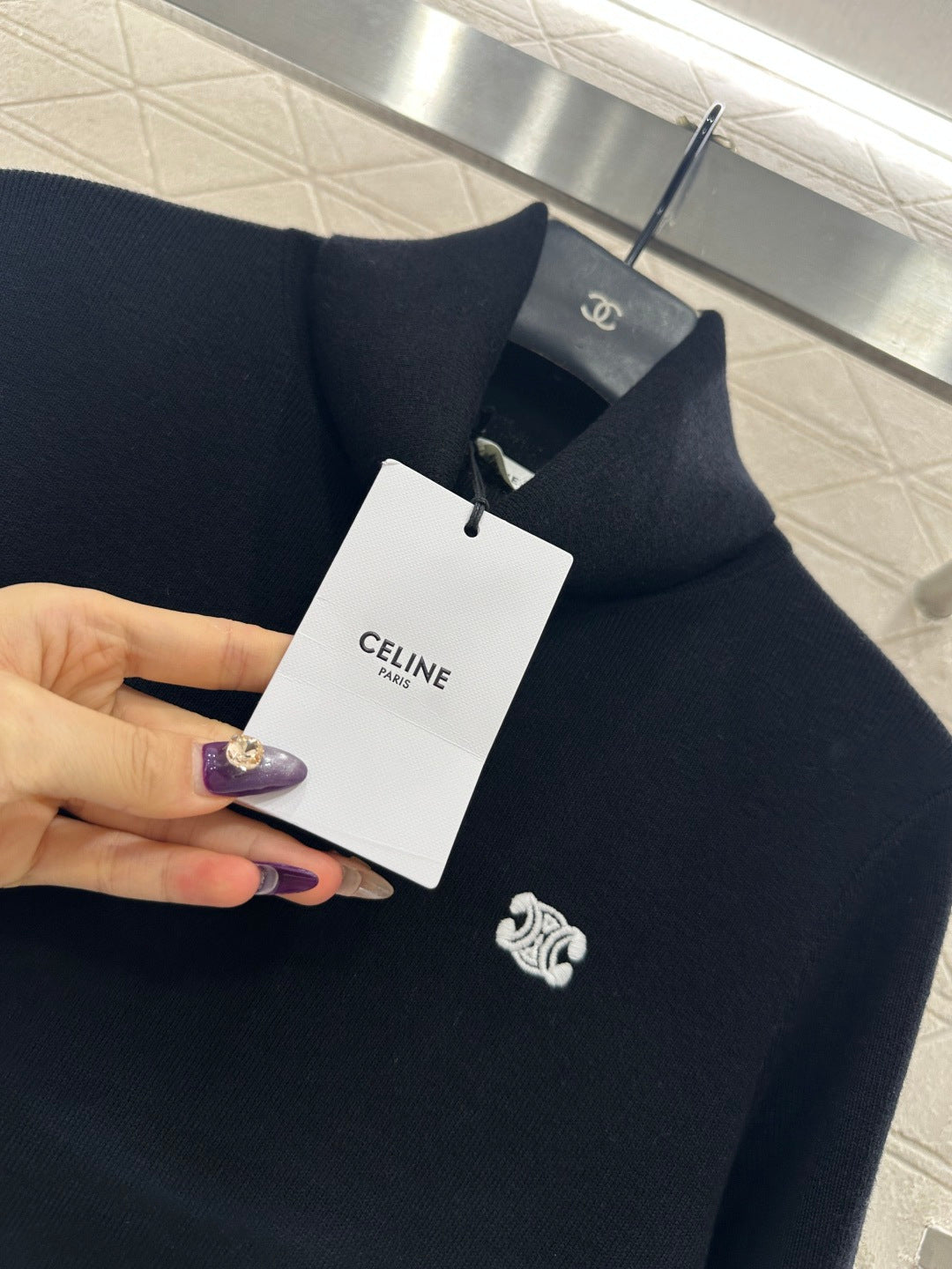 Logo Wool Base Layer Top
