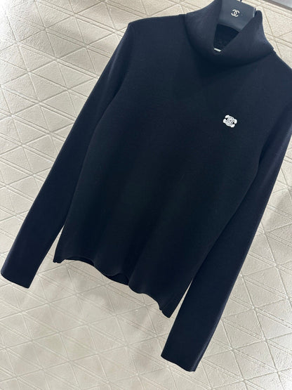 Logo Wool Base Layer Top