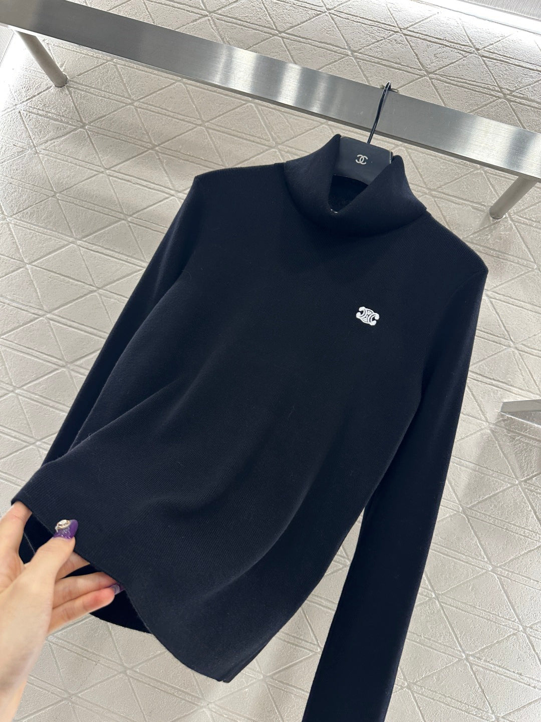 Logo Wool Base Layer Top