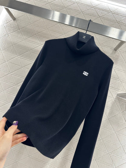 Logo Wool Base Layer Top
