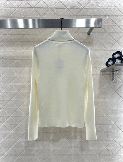 Logo Wool Base Layer Top