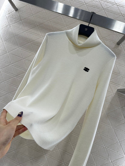 Logo Wool Base Layer Top